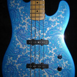 Blue Sparkle Paisley T-Bass 4-String