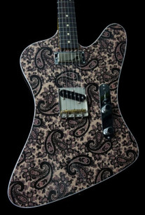 Brown Paisley Reverse Telebird