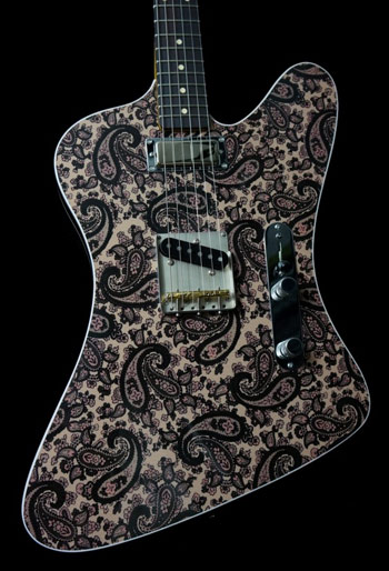 Brown Paisley Reverse Telebird