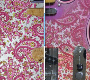 Vintage Pink Paisley Side by Side