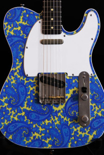 Blue and Gold Paisley