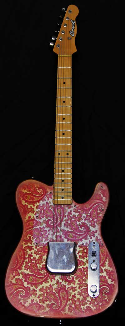 ink Paisley E-Style Guitar for Sale Full