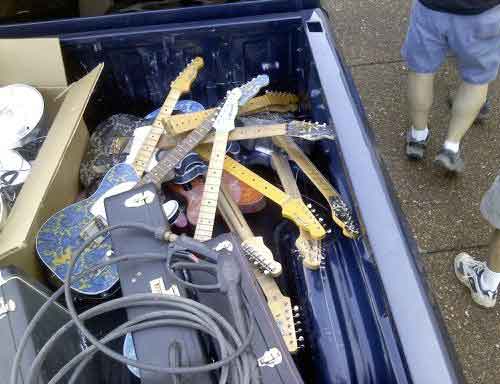 Nashville Flood Guitars Destroyed Brad Paisley Crook Guitars