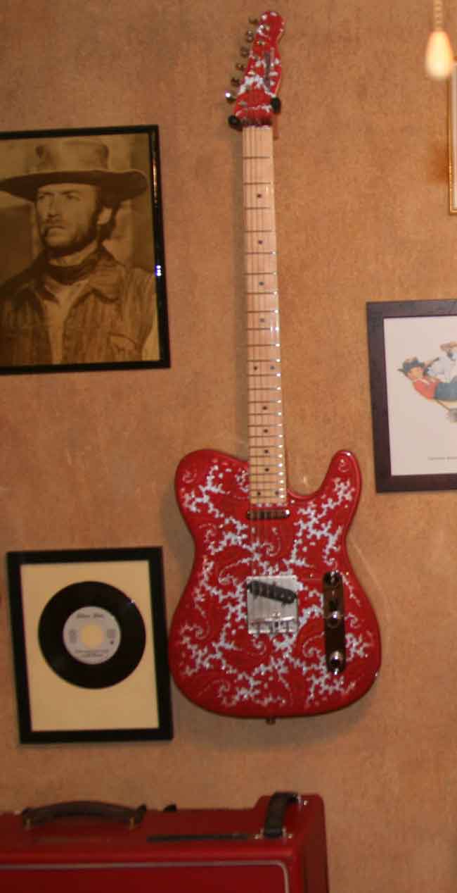 Brad Paisley Crook Guitars Gear Baritone Paisley Guitar