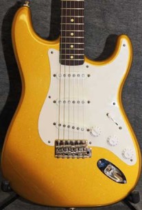 Gold S-Style Guitar Crook Custom Guitars