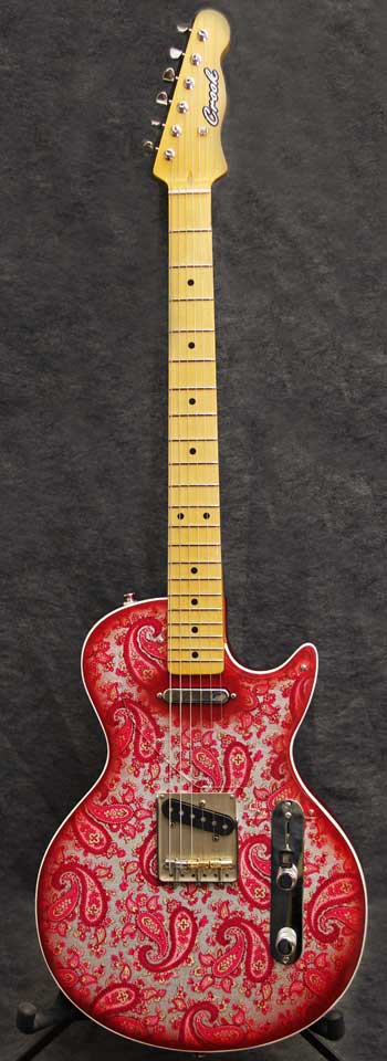 Pink Paisley Lesquire Crook Custom Guitars