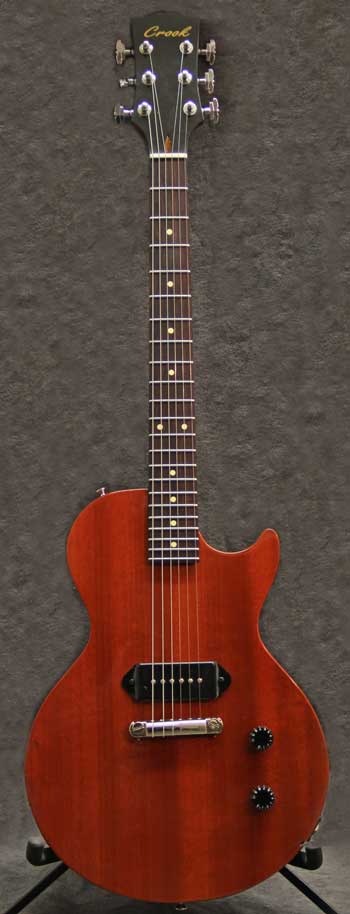 TG Single Cut Cherry Red Crook Custom Guitars